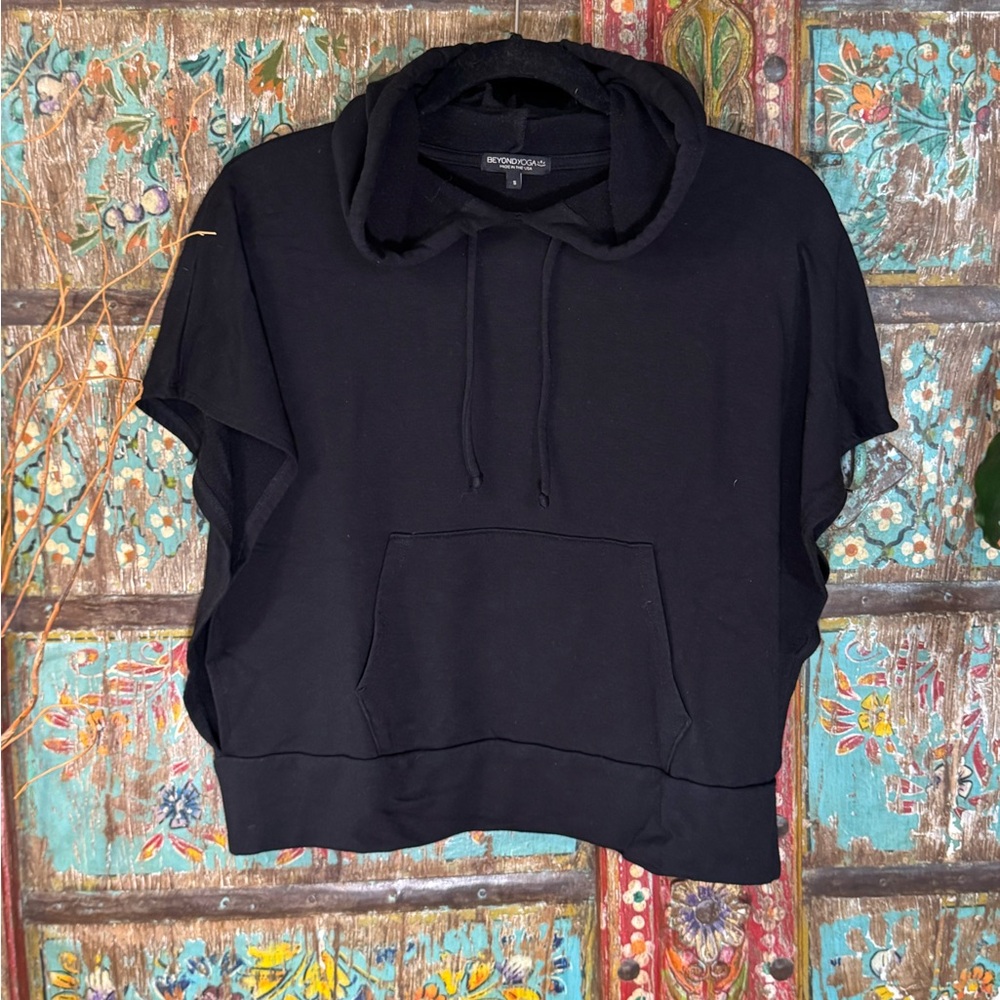 Beyond Yoga Black Hoodie Top